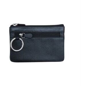 ILI RFID Leather Coin Holder/Key Ring
